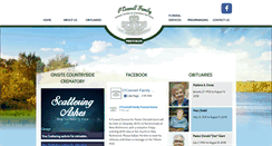 Desktop Screenshot of oconnellfuneralhomes.com